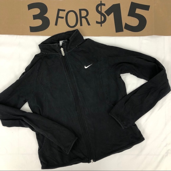 Nike Other - Nike Long Sleeve Black Zip Up Medium
